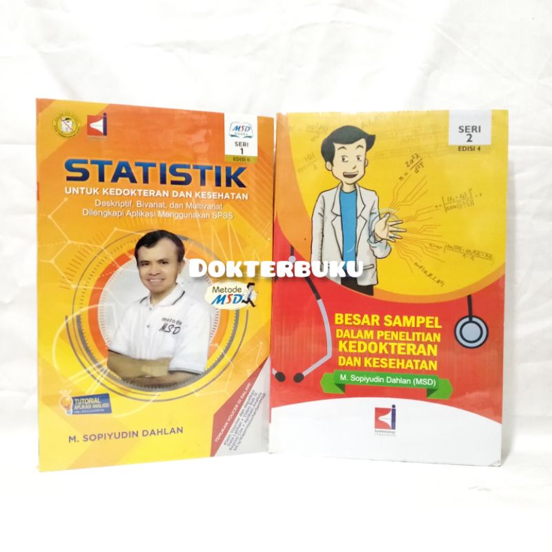 Jual Paket Buku Statistik Untuk Kedokteran Dan Besar Sampel Dalam