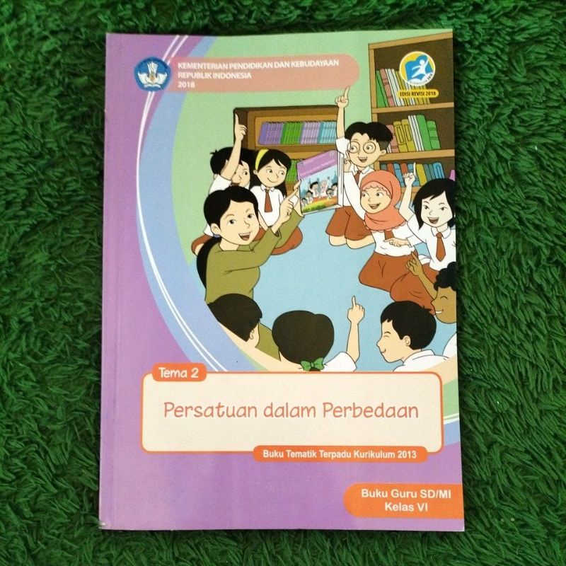 Jual ORIGINAL BUKU GURU TEMA 2 PERSATUAN DALAM PERBEDAAN KELAS 6 SD ...