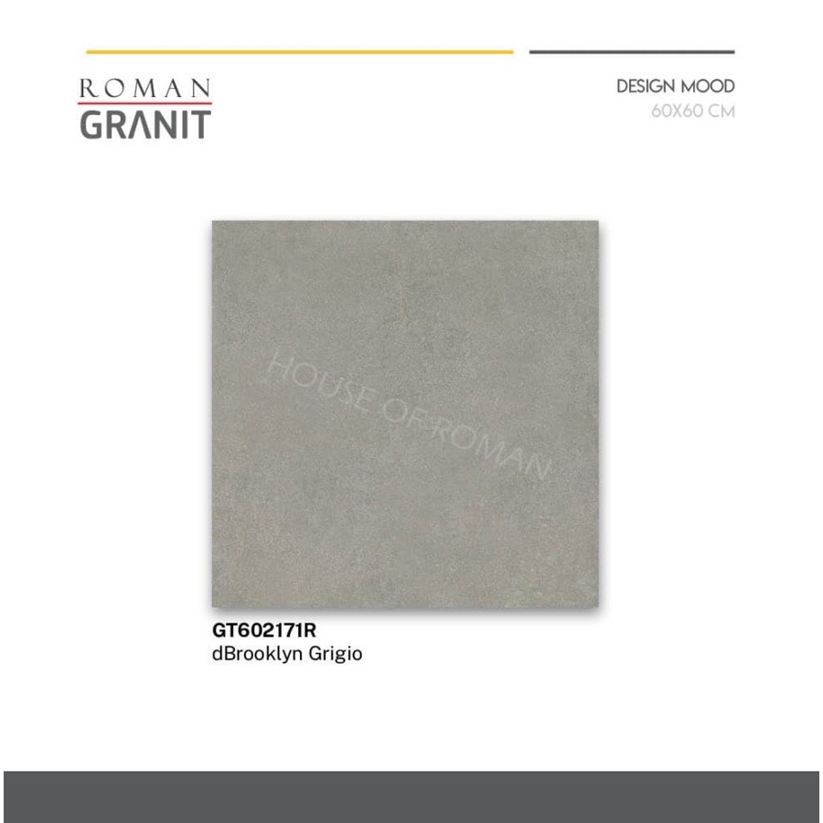 Jual ROMANGRANIT DBROOKLYN GRIGIO 60X60 GT602171R (ROMAN GRANIT ...