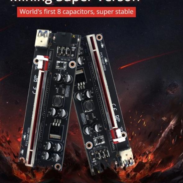 Jual USB RISER - USB 3.0 PCI-E Express Riser Card 1x to 16x VGA ...