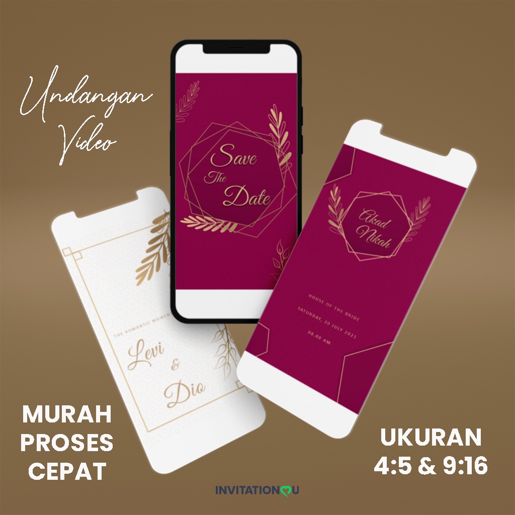 Jual Undangan Pernikahan Digital Undangan Pernikahan Online Video