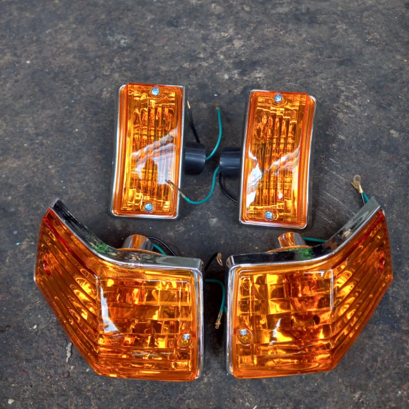 Lampu Sein Sen Vespa Px Ps Newpx Smoke Kuning Import