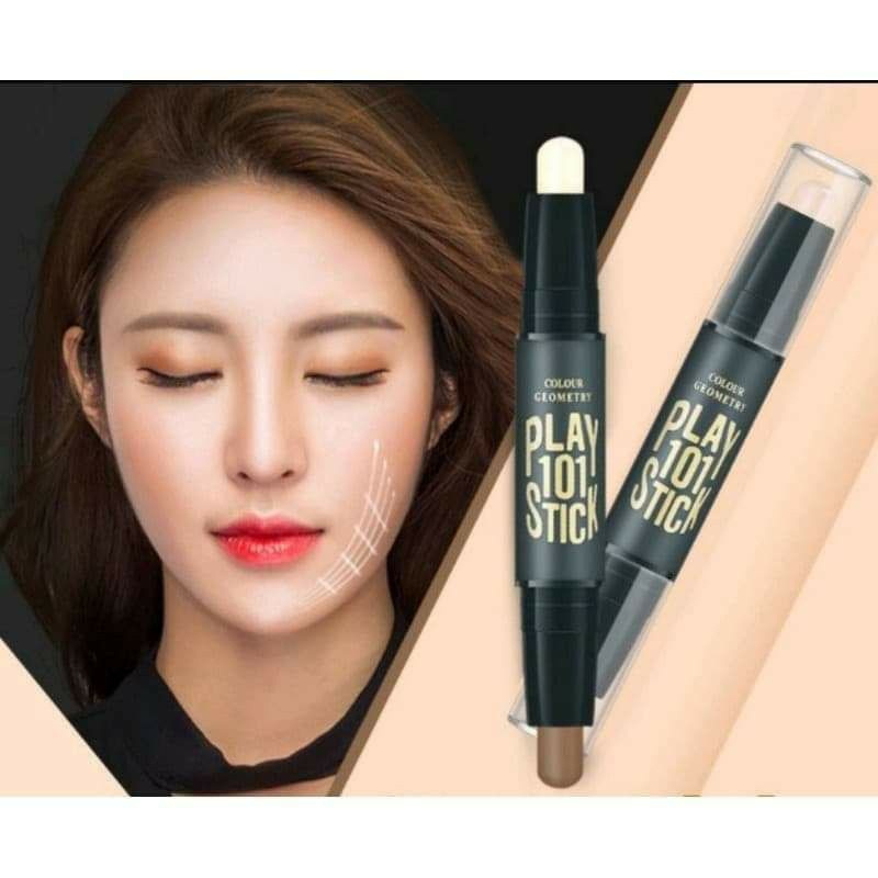 Jual LAMEILA FACE STICK 2IN1 MAKE UP CONCEALER & HIGHLIGHTER /LAMEILA ...