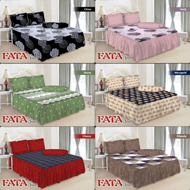 Jual FATA Rumbai - Sprei Rumbai Signature Ukuran180x200 /160x200 Cm ...