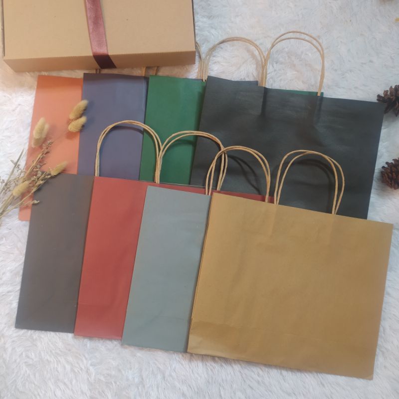 Jual Paperbag Kraft Paperbag Souvenir Kantong Kertas Polos Shopee Indonesia