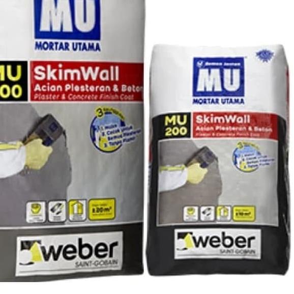 Jual MU200 - Mortar Utama MU 200 Acian Plesteran & Beton 20KG / 20 KG ...