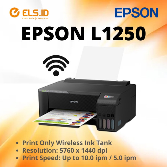 Jual Printer Epson EcoTank L1250 Wireless Shopee Indonesia