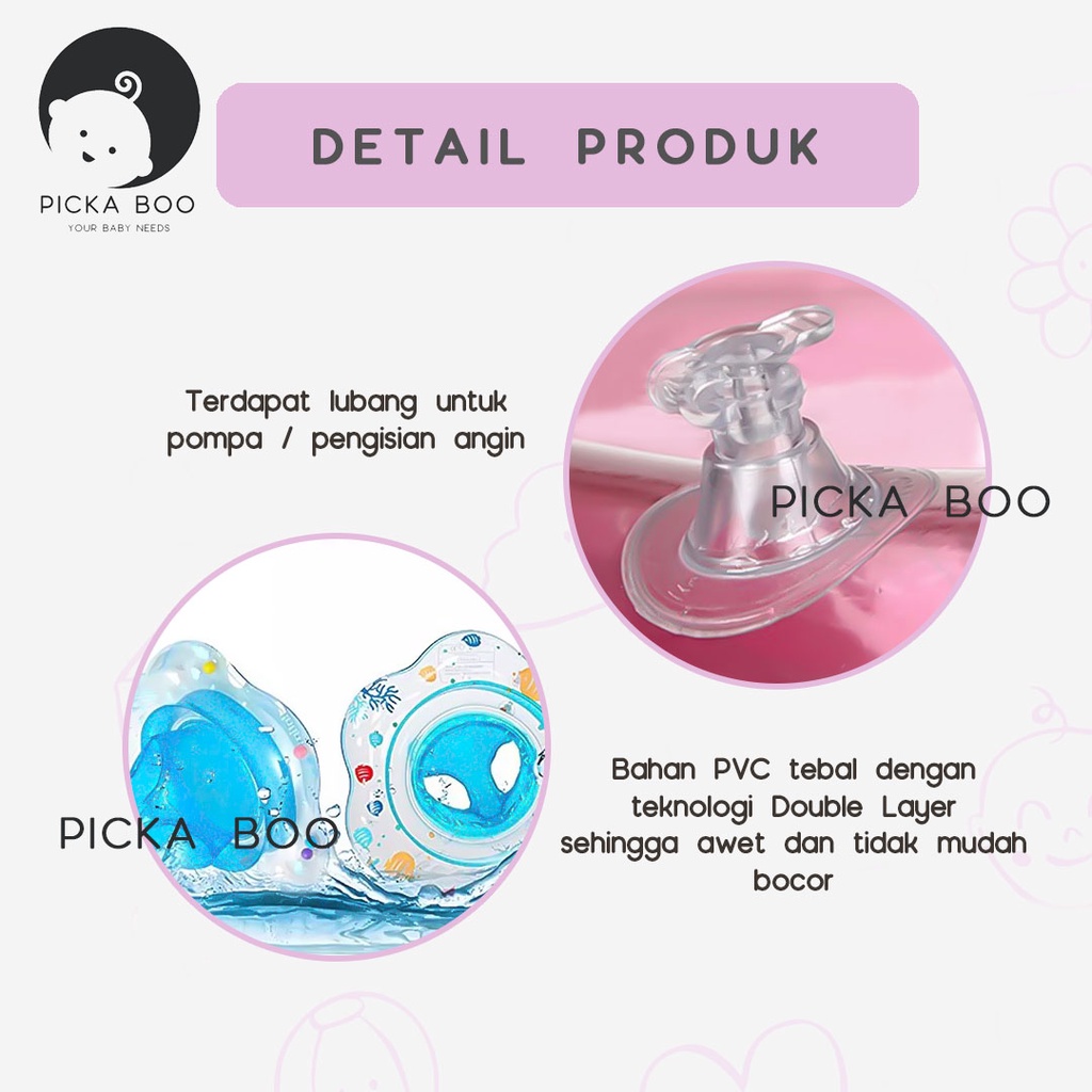 Jual PICKA BOO Pelampung Renang Bayi Swim Trainer Training Ban Renang ...