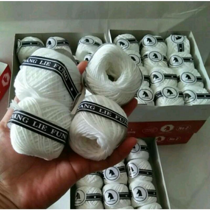 Jual benang cotton, benang wol no.2 | Shopee Indonesia