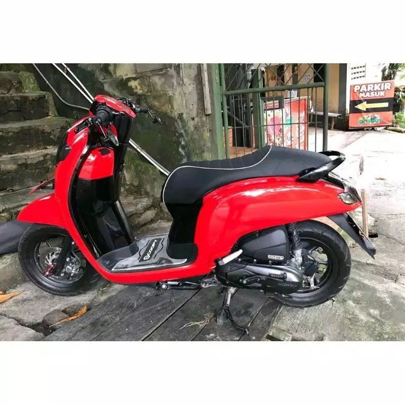 Jual KULIT JOK CAFE RACER SCOOPY-COVER JOK SCOOPY | Shopee Indonesia