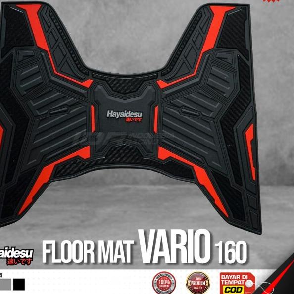 Jual Karpet Motor Vario 160 Hayaidesu Floor Mat Alas Kaki - Merah ...