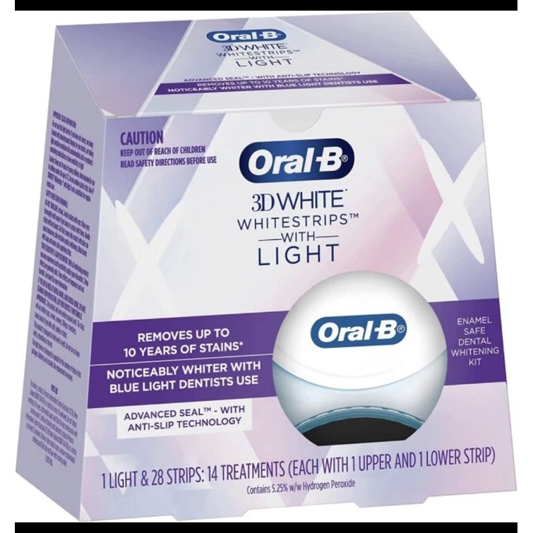 Jual Oral B / Crest 3D White Luxe Whitestrips ADVANCE SEAL Whitening ...