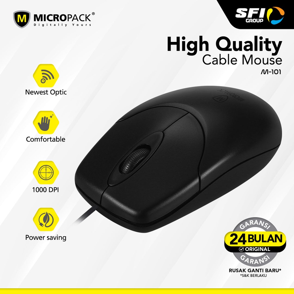 Jual Micropack Mouse Cable Wired Optical/Mouse Wireless/Mouse Bluetooth ...