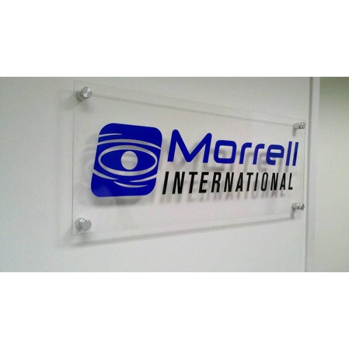 Jual [ready] Papan Nama Kantor Logo Perusahaan Signage Acrylic