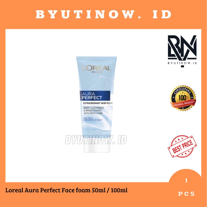 Jual LOreal Paris Aura Perfect Whip Foam Facial Wash 100(Untuk Kulit
