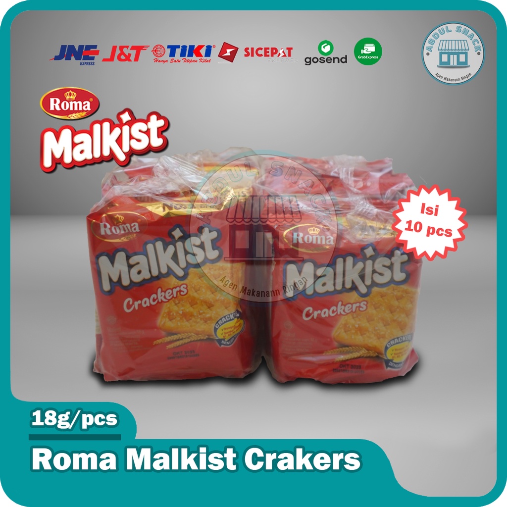 Jual Roma Malkis Cracker RENCENG All Variant 10 pcs @18g | Shopee Indonesia