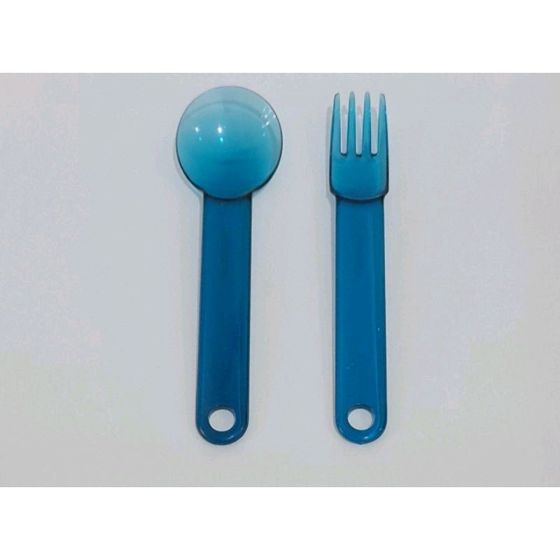 Jual sendok garpu tupperware /cuttlery tosca tua bening jadul | Shopee ...