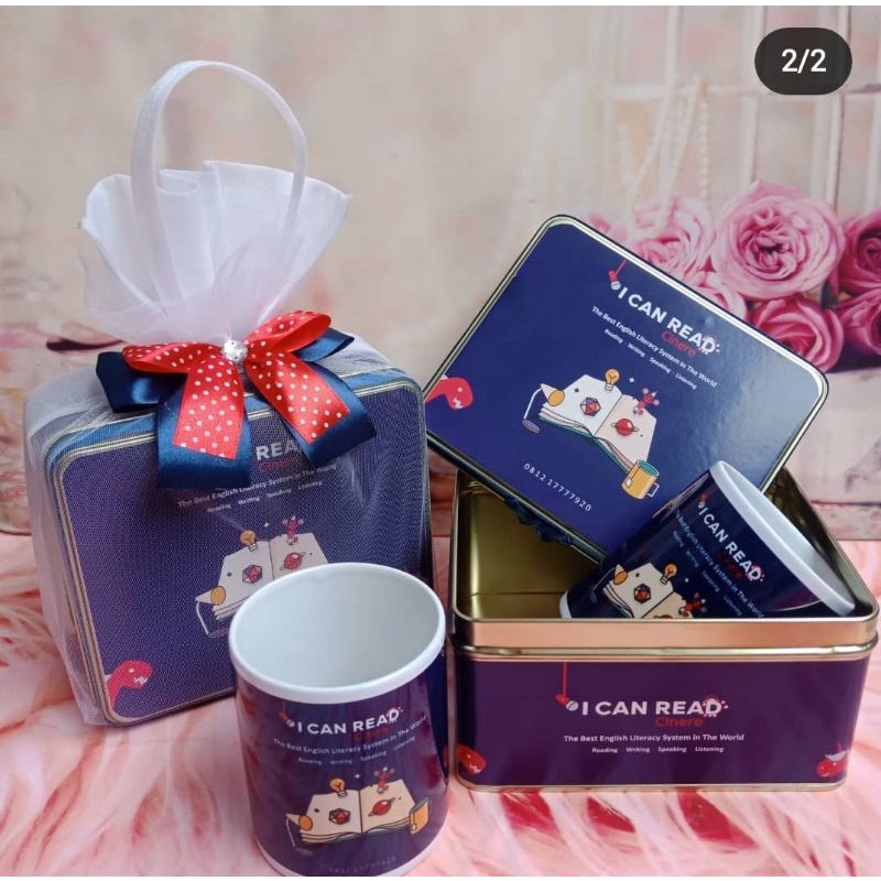 Jual Souvenir Kaleng Kotak Custom + Mug Std Custom + Packaging Tile Bag ...