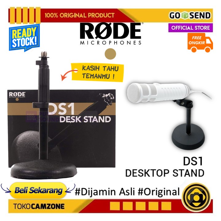 Jual Rode DS1 Microphone Desktop Stand Shopee Indonesia