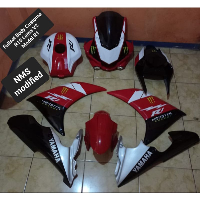 Jual Paket Fullset Body R15 Lama #R15 V2 & V1 Model R1 6item Variasi ...