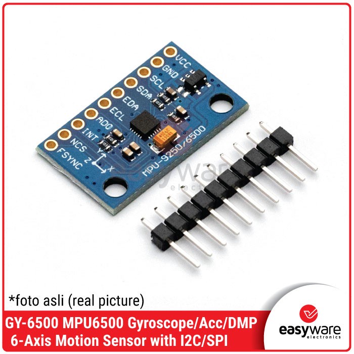 Jual GY-6500 MPU6500 6-Axis Motion Sensor Gyroscope/Accelerometer I2C ...