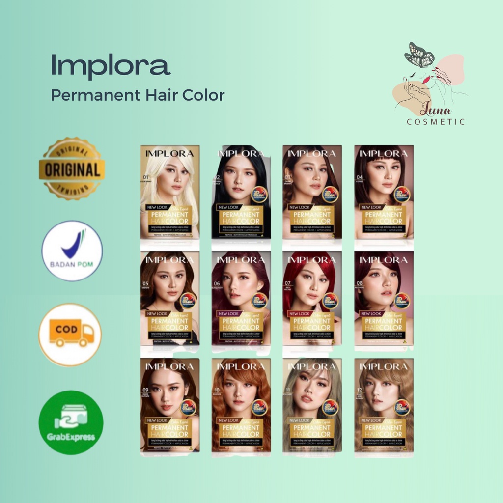 Jual Implora Permanent Hair Color / Implora Hair Color Expert / Cat ...