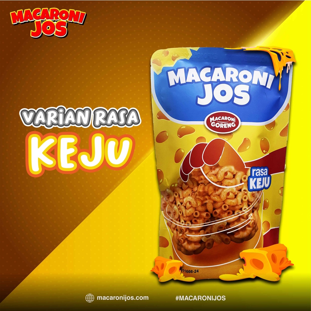 Jual NEW !! PROMO CEMILAN VIRAL MACARONI JOS ANEKA RASA 8 VARIAN 100gr ...