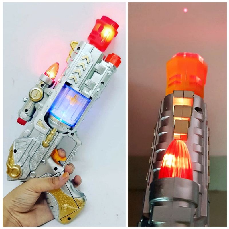 Jual Mainan Tembakan Transformers Laser - Pistol Avengers Salju Nyala ...