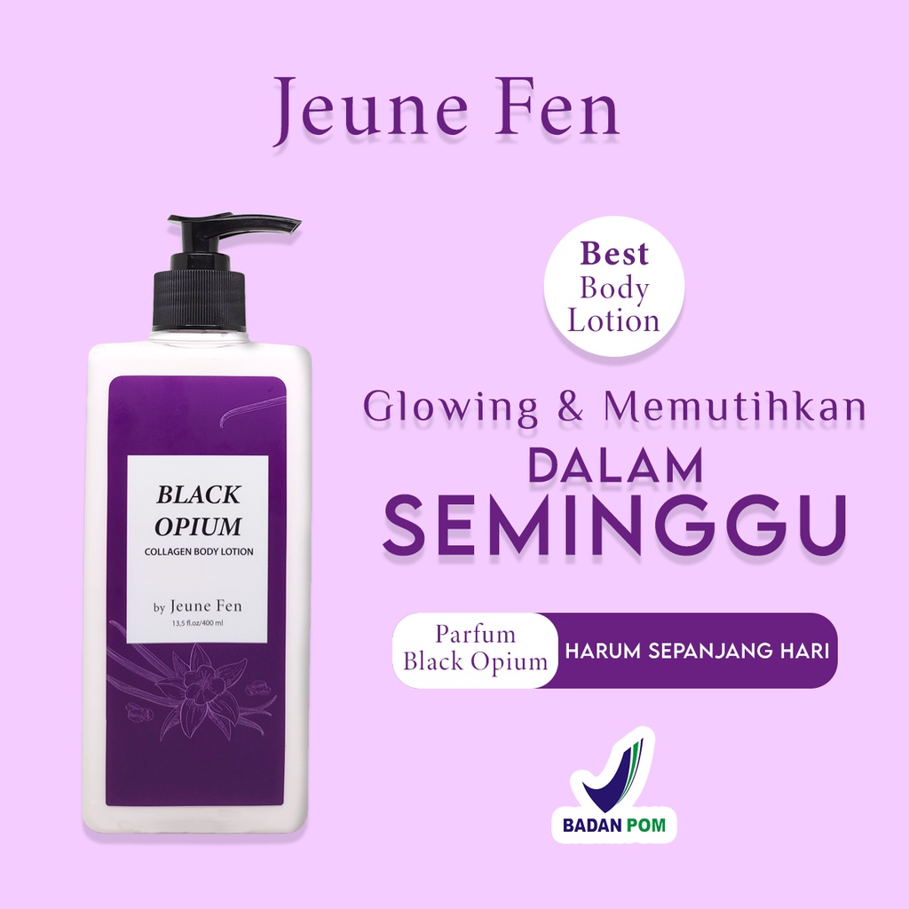 Jual BPOM JEUNE FEN Black Opium Collagen Body Lotion Brightening