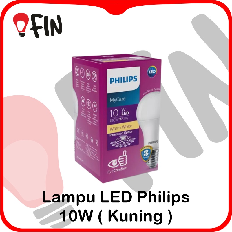 Jual Lampu Led Philips 10W Warm White | Shopee Indonesia