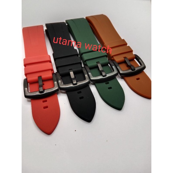 Jual STRAP RUBBER JAMAN TANGAN TALI KARET JAM TANGAN MEWAH WARNA
