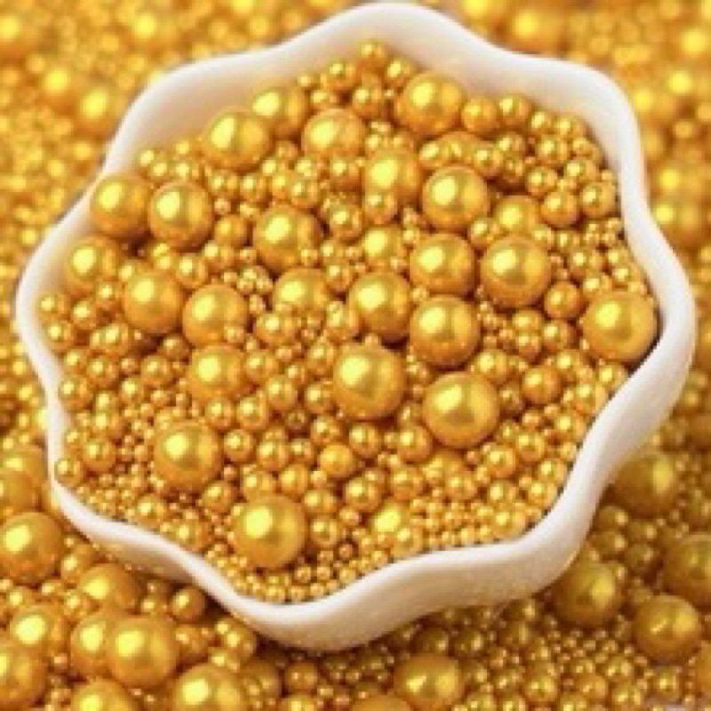 Jual spikel/Sprinkle mix gold 10gr (BISA DIMAKAN) | Shopee Indonesia