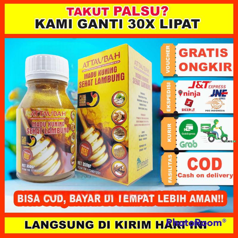 Jual Madu Kuning Sehat Lambung Attaubah Original Shopee Indonesia 2580