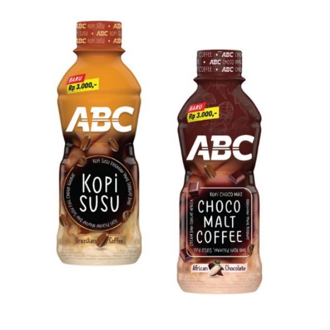 Jual ABC kopi susu 200ml, ABC choco malt coffe 200ml Shopee Indonesia