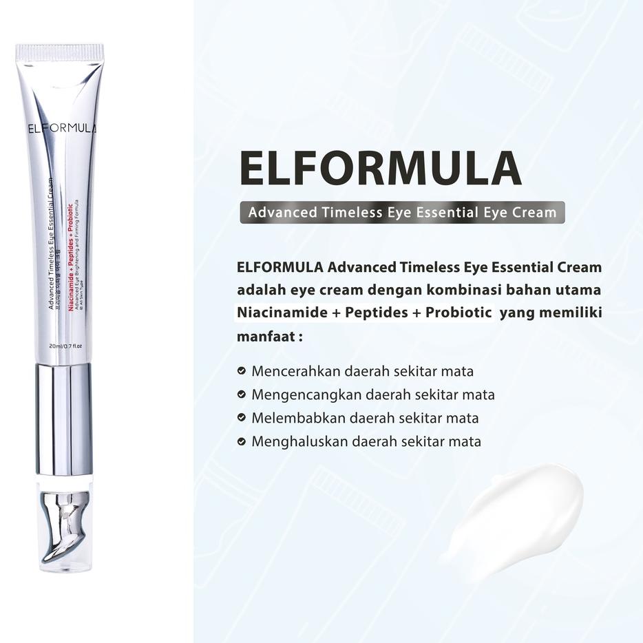 Jual Baru ! ELFORMULA Advanced Timeless Essential Eye Cream 20ml