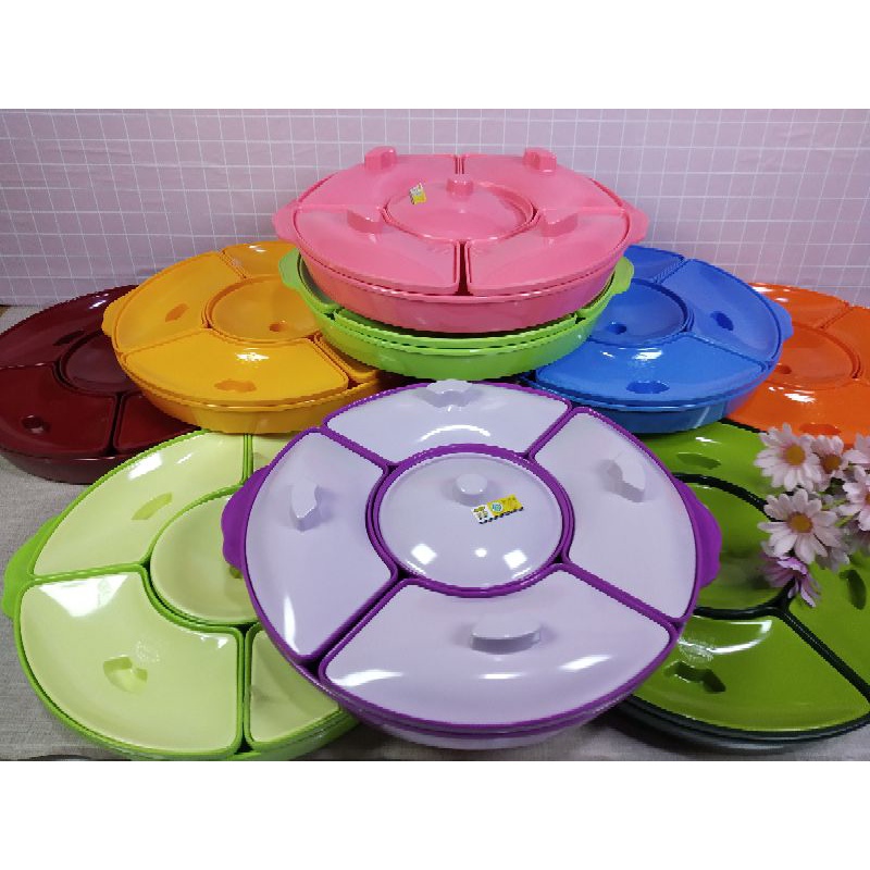 Jual GARANSI‼️Party Set Melamin PS0101 Golden dragon/Wadah Prasmanan