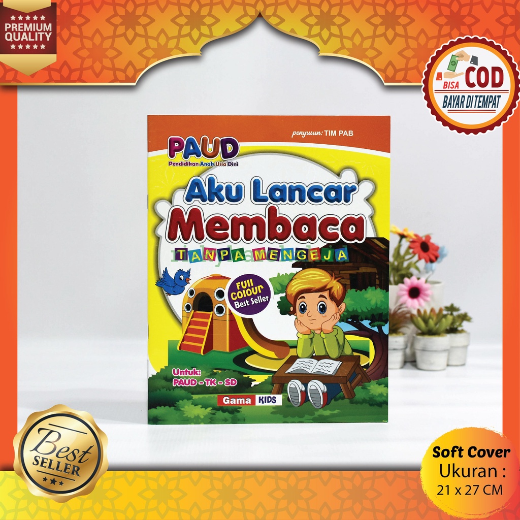 Jual Buku Anak Aku Lancar Membaca Tanpa Mengeja Full Color Bergambar ...