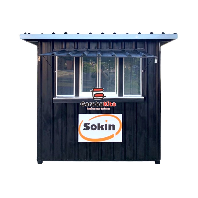 Jual booth Container besar / booth Container Big size Custom kaca ...