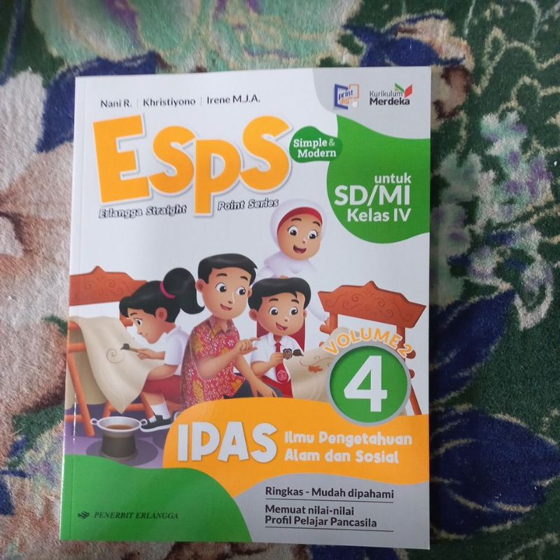 Jual ORIGINAL BUKU ESPS IPAS ILMU PENGETAHUAN ALAM DAN SOSIAL KELAS 4 ...