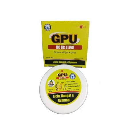 Jual GPU Krim Pijat/Urut Pala/Jahe 60g - 150g | Shopee Indonesia