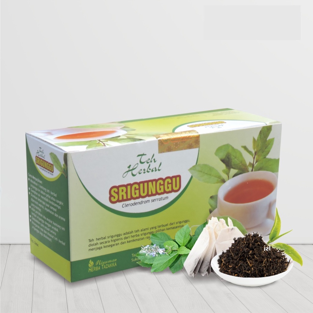 Jual Teh Daun Srigunggu Tazakka Original Teh Herbal Gurah Untuk Mengobati Batuk Dan Sesak Nafas 9717