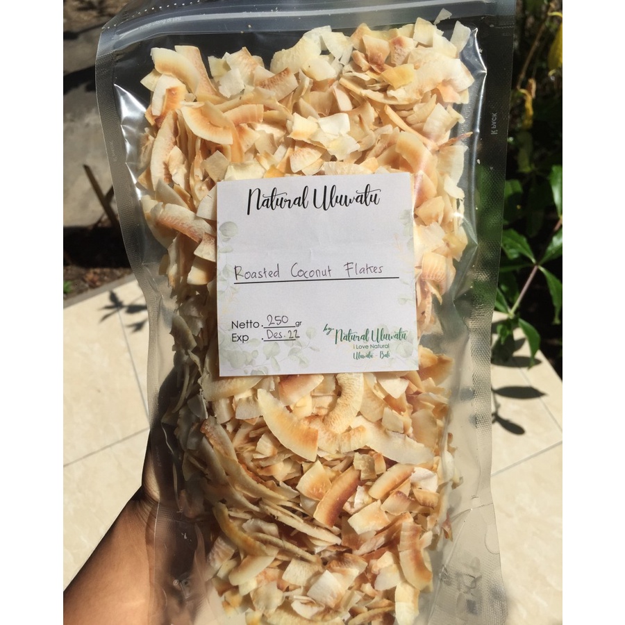 Jual Roasted Coconut Flakes 250gram Shopee Indonesia