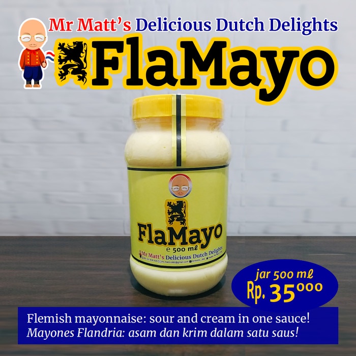 Jual FLAMAYO FLEMISH MAYONNAISE (500 ML) (VLAAMSE MAYO, MAYONES