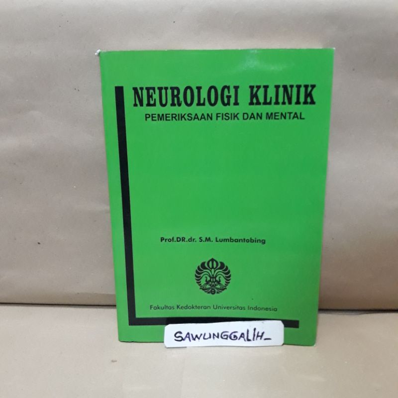 Jual BUKU NEUROLOGI KLINIK FKUI Pemeriksaan Fisik Dan Mental | Shopee ...