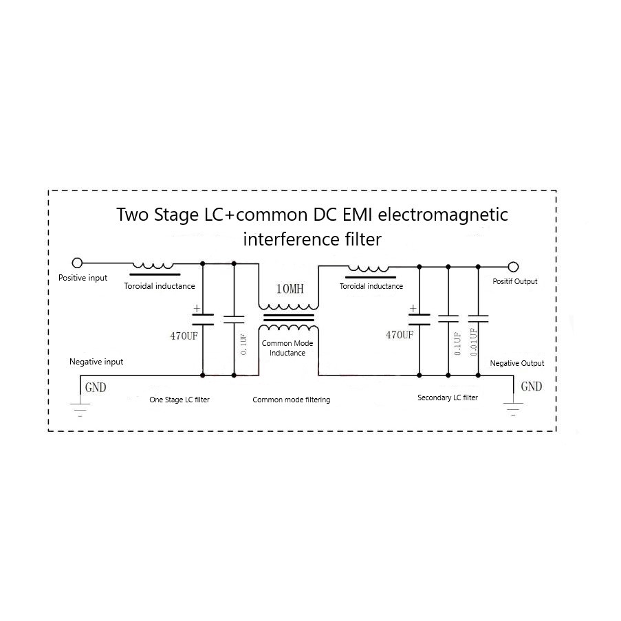 Jual Module DC LC Filter EMI Electromagnetic Interference Filter (M2002 ...