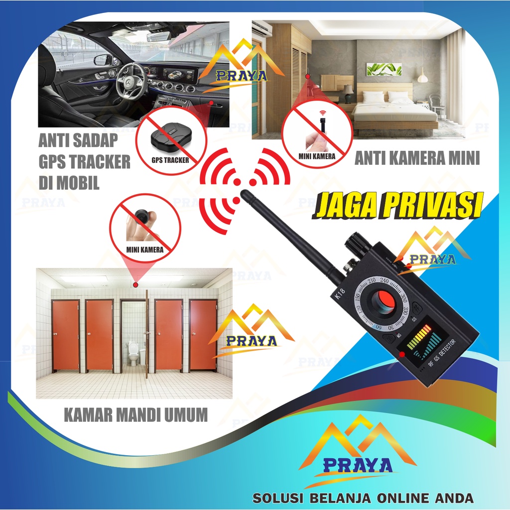 Jual Car GPS Signal Detector GPS RF K18 Signal Detector Anti Spy ...