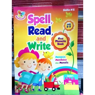 ( PROMO BUKU MURAH ORIGINAL ) BUKU ANAK / AKTIVITAS ANAK TK - PAUD / SPELL READ AND WRITE / BELAJAR MEMBACA / BELAJAR MENULIS
