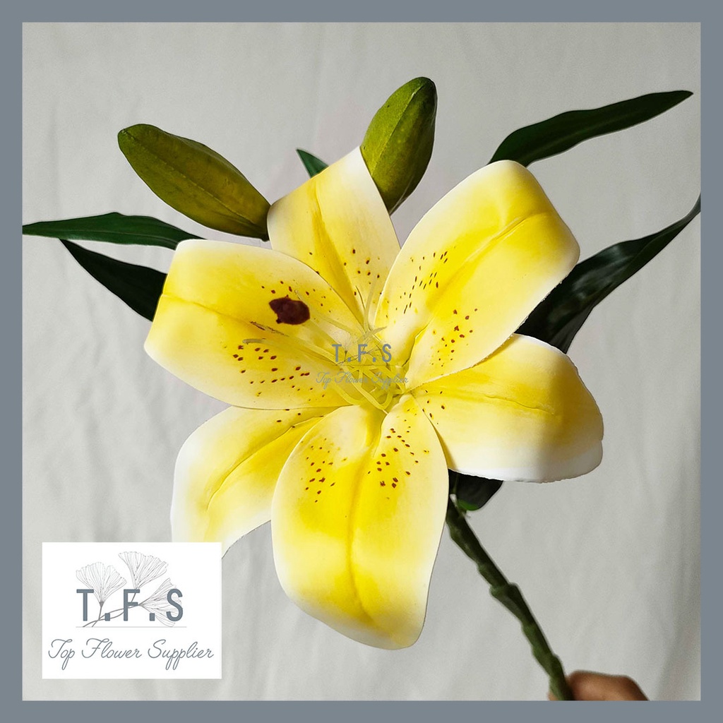 Jual Real Touch Lily Flower Bunga Lily Imitasi Latex Artificial