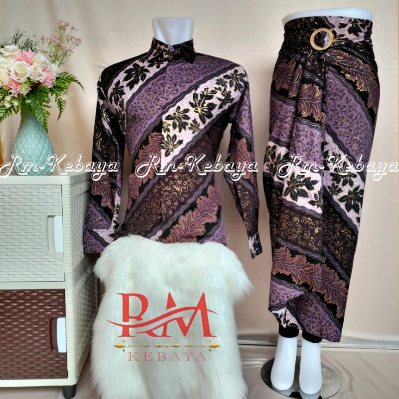 Jual Baju Kemeja Batik Couple Rok Lilit Batik Kondangan Shopee Indonesia 3839