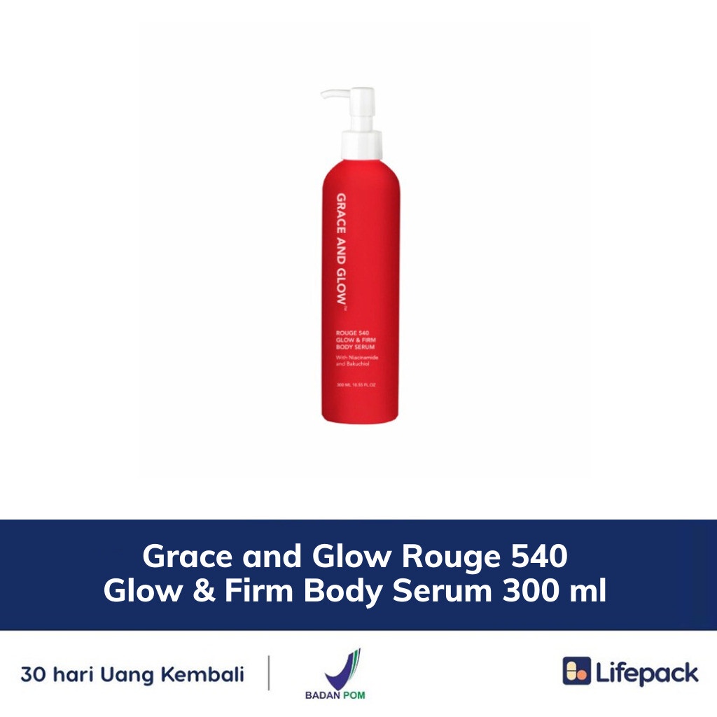 Jual Grace And Glow Rouge Glow Firm Body Serum Ml Lifepack Shopee Indonesia